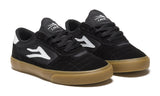 Lakai Cambridge Kids Skate Shoes - Black Suede