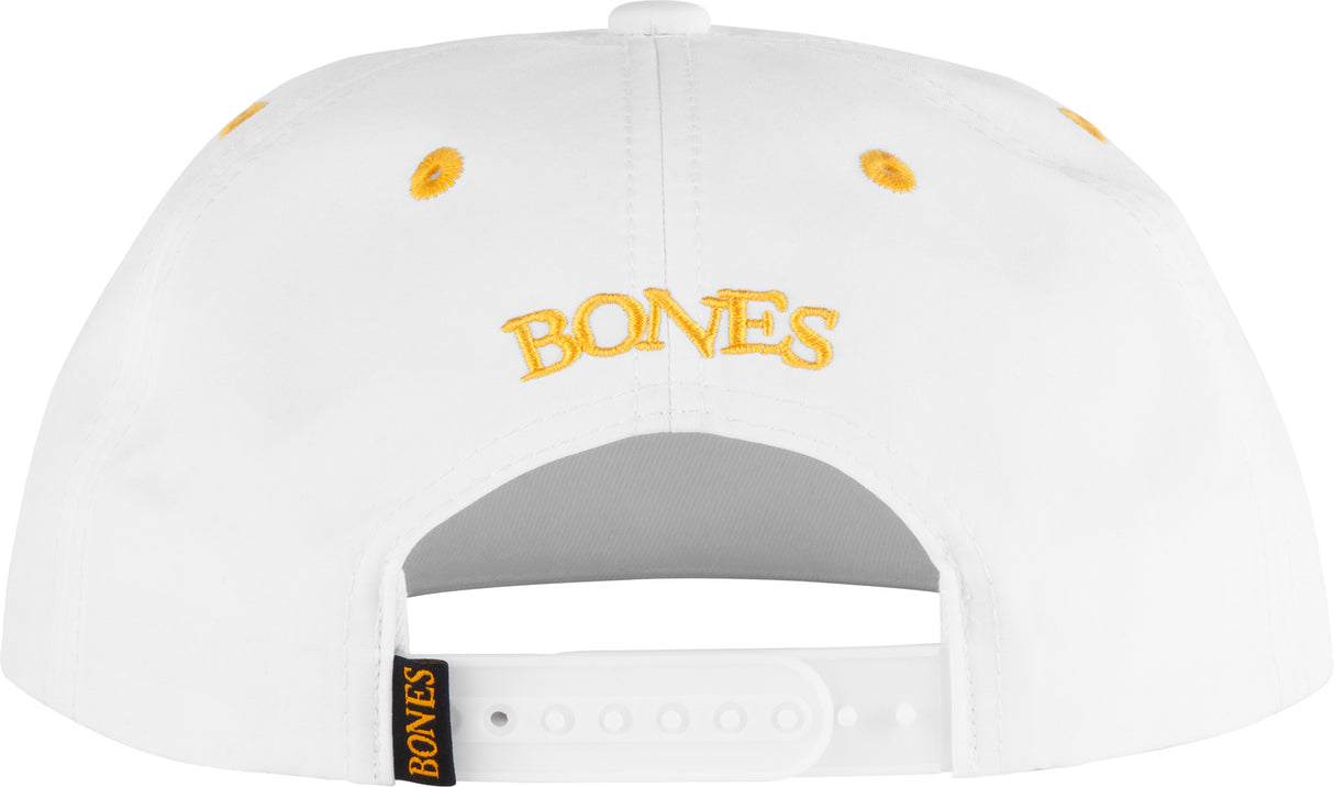 Bones Pushing Up Daisies Low Profile Cap - White