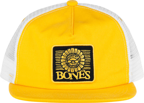 Bones Pushing Up Daisies Trucker Cap - Gold