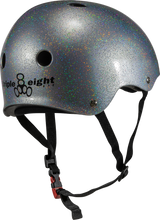 Triple 8 Certified Sweatsaver Skateboard Helmet - Glitter