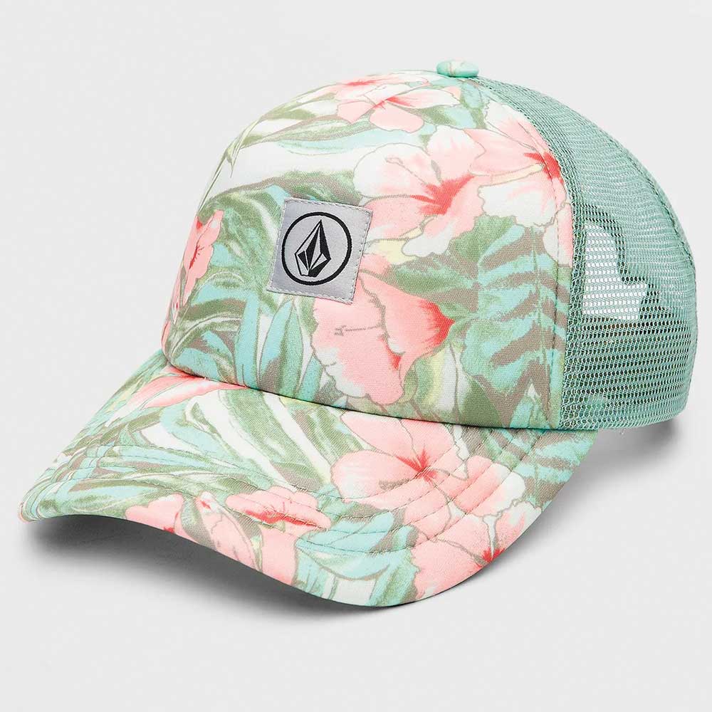 Volcom Into Paradise Trucker Hat - Chlorine