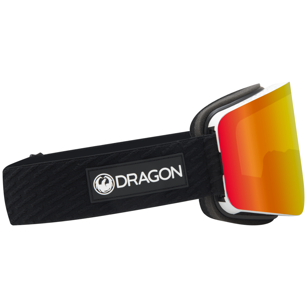 Dragon R1 OTG Snowboard Goggles 2025 - Icon/Lumalens Red Ion + Bonus Lens Lumalens Light Rose