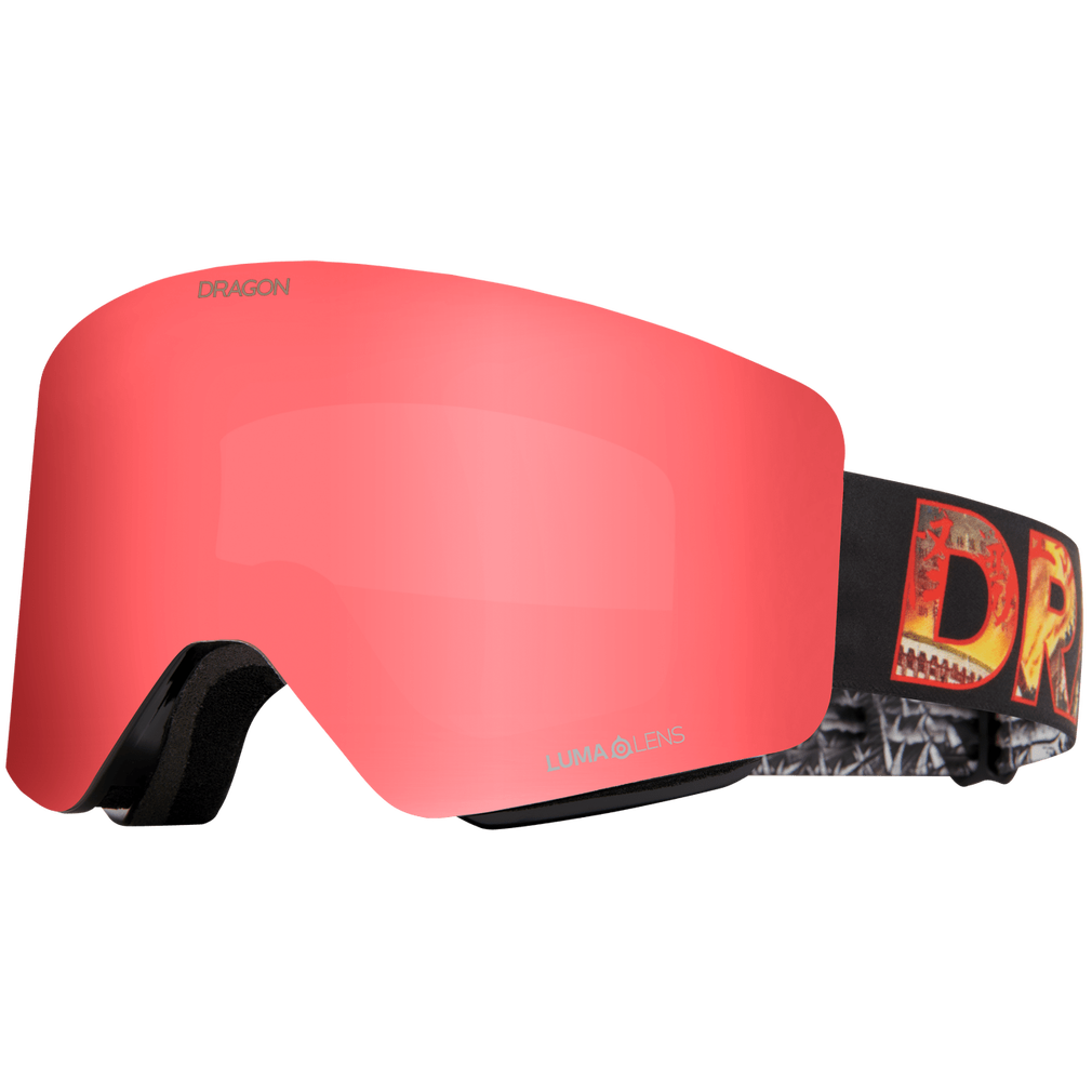 Dragon R1 OTG Snowboard Goggles 2025 - Klash/Lumalens Silver Ion + Bonus Lens Lumalens Rose