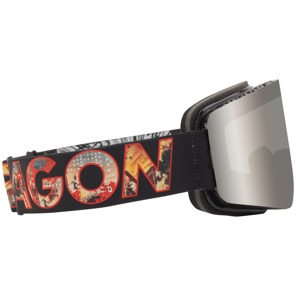 Dragon R1 OTG Snowboard Goggles 2025 - Klash/Lumalens Silver Ion + Bonus Lens Lumalens Rose