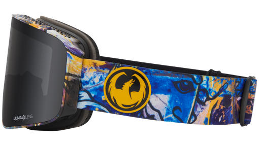 Dragon NFX Mag OTG Snowboard Goggles 2025 - Chris Benchetler Signature/Lumalens Dark Smoke + Bonus Lens Lumalens Flash Blue