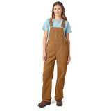 Dickies Relaxed Fit Bib Overalls - Rinsed Brown Duck