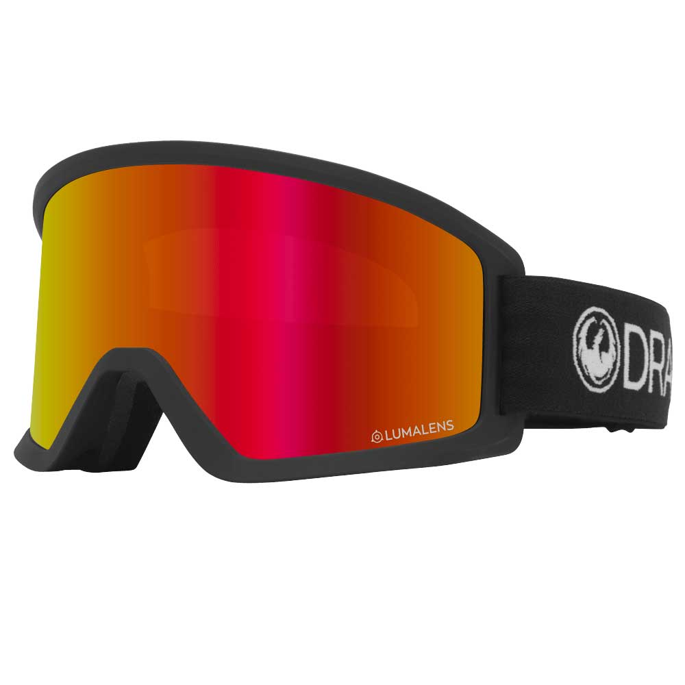 Dragon DX3 L OTG Snowboard Goggles - Black/Lumalens Red Ion