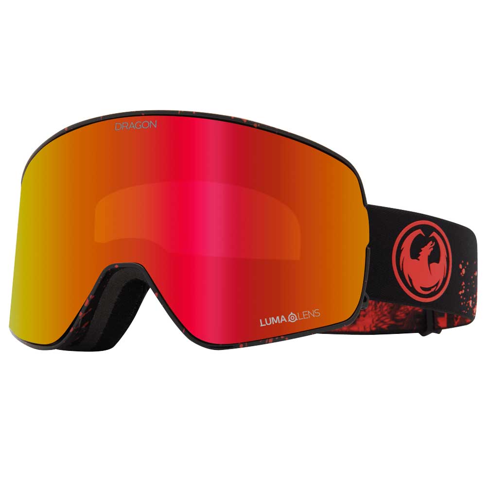 Dragon NFX2 Snowboard Goggles - Kaiju/Lumalens Red Ion + Bonus Lens  Lumalens Light Rose