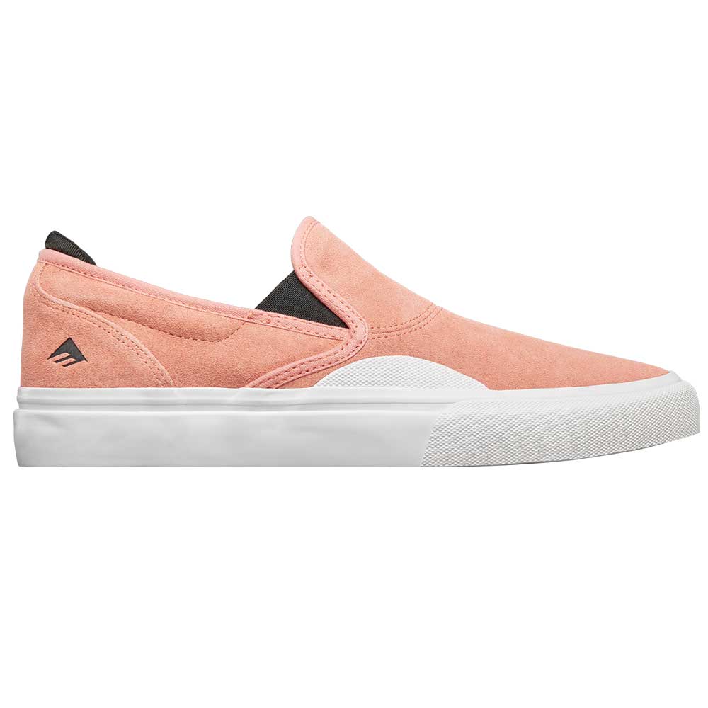 Emerica Wino G6 Slip-on Skate Shoes - Pink/White