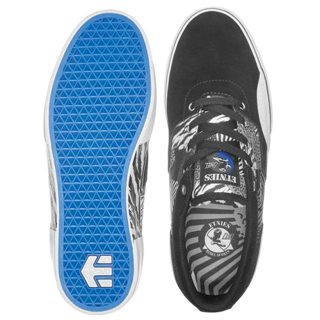 Etnies Factor Skate Shoes - Black Print