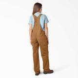 Dickies Relaxed Fit Bib Overalls - Rinsed Brown Duck