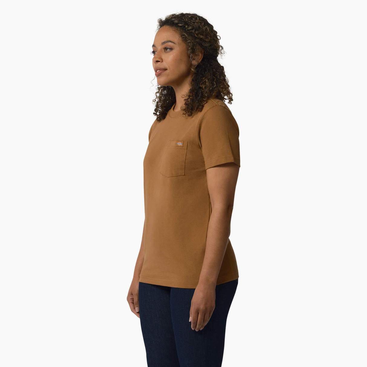 Dickies Women's Heavyweight Short Sleeve Pocket T-Shirt