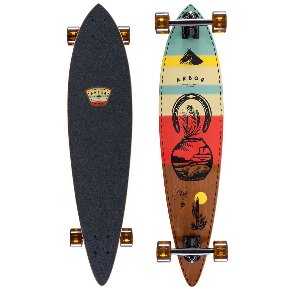 Arbor Artist Series Fish Jess Mudgett Complete Longboard