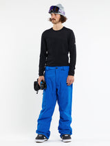 Volcom Mens L Gore-Tex Snow Pants - Electric Blue