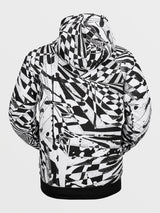 Volcom Men's Hydro Riding Hoodie - Black/White