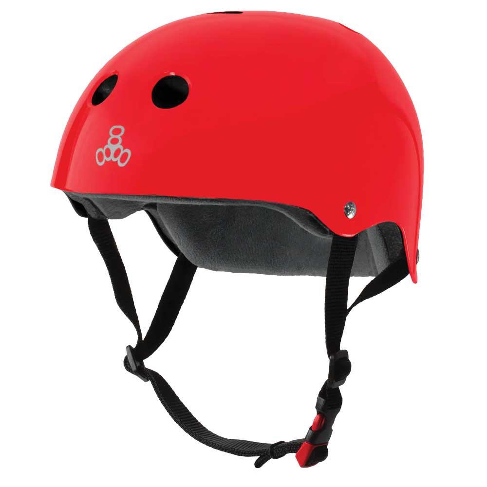 Triple 8 Certified Sweatsaver Skateboard Helmet - Solid Colors