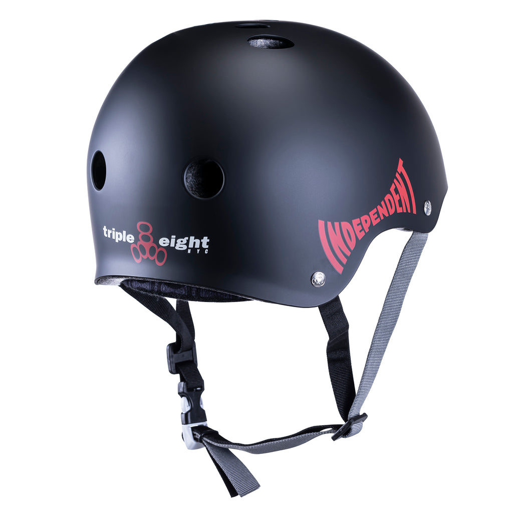 Triple 8 Certified Sweatsaver Skateboard Helmet - Independent Trucks