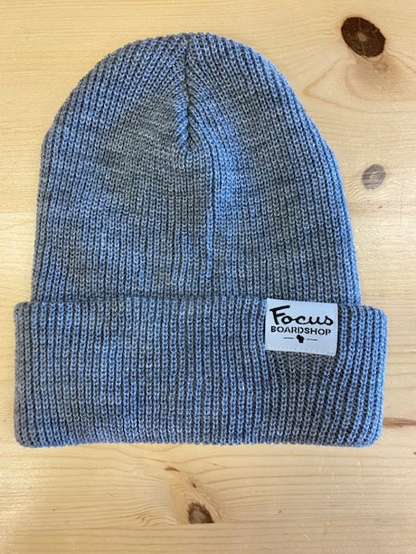 Focus Boardshop Woven Label Perfect Knit Acrylic Beanie