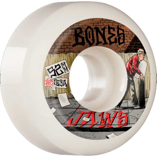 Bones 103a Pro STF Jaws V5 Sidecut 52mm Skateboard Wheels