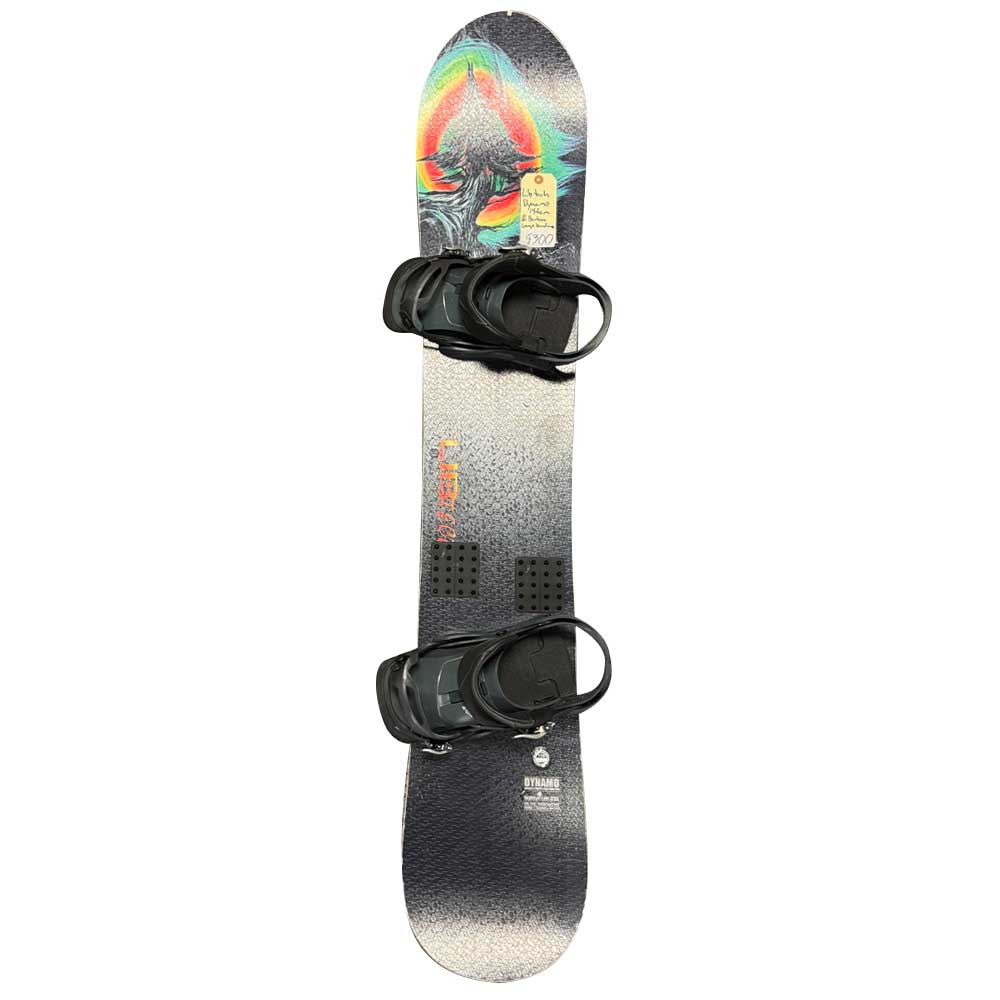 Pre Owned Lib Tech Dynamo 156 Snowboard and Large Burton Bindings