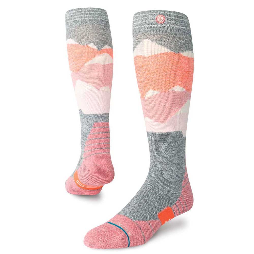 Stance Lonley Peaks Unisex Snowboard Socks - Dusty Rose