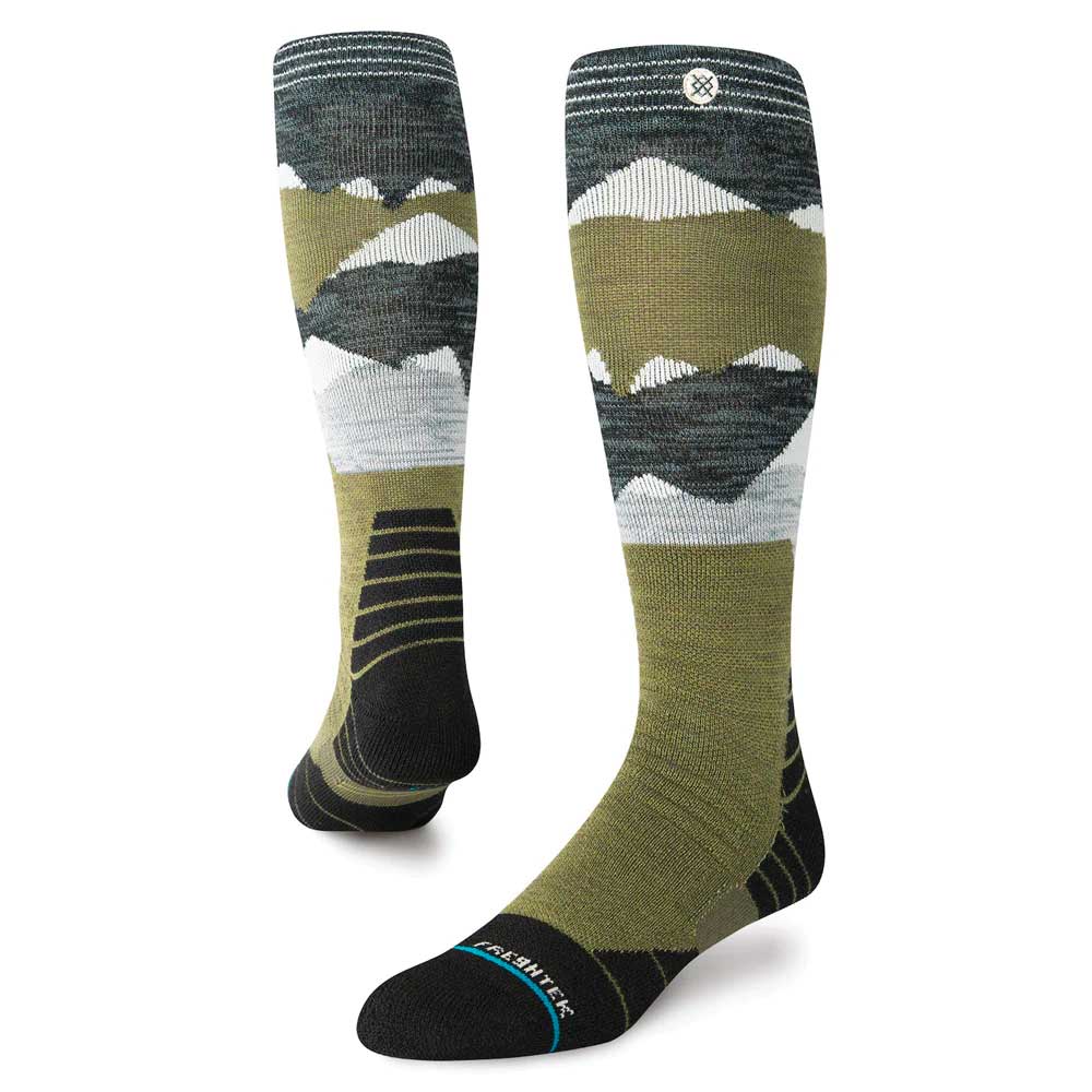 Stance Lonley Peaks Unisex Snowboard Socks - Teal