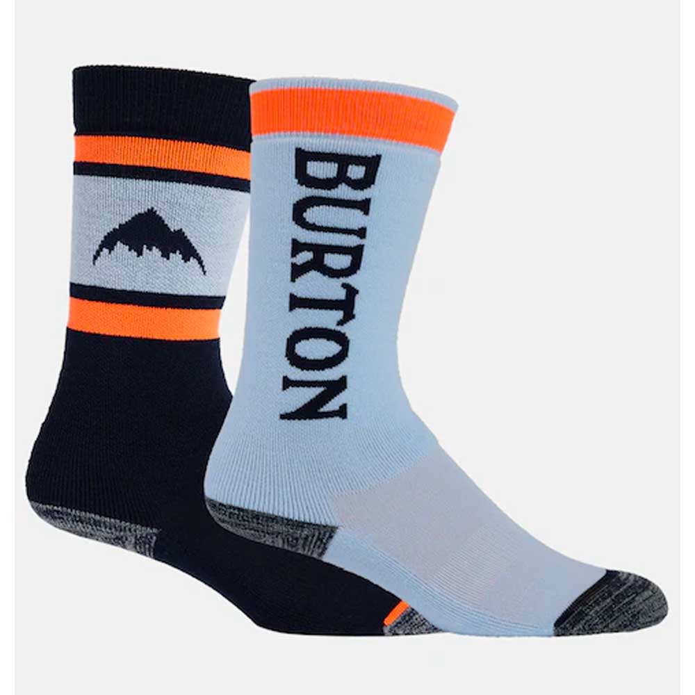 Burton Kids Weekend Midweight Socks (2 Pack) - Ballad Blue