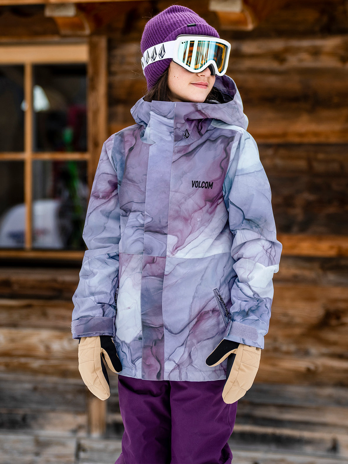 Volcom Kids Sass'N'Frass Insulated Jacket - Glacier Ink