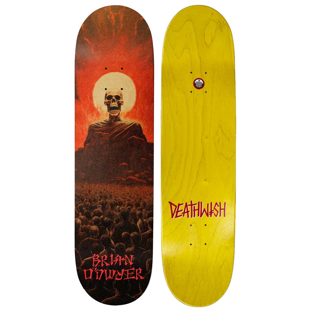 Deathwish O'Dwyer Skull Deck Skateboard Deck 8.475"