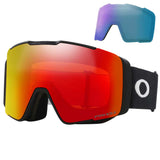 Oakley Line Miner™ Pro L Low Bridge Fit Snow Goggles - 2025 Matte Black Strap with Prizm Torch Iridium Lens + Bonus Prizm Iced Iridium Lens