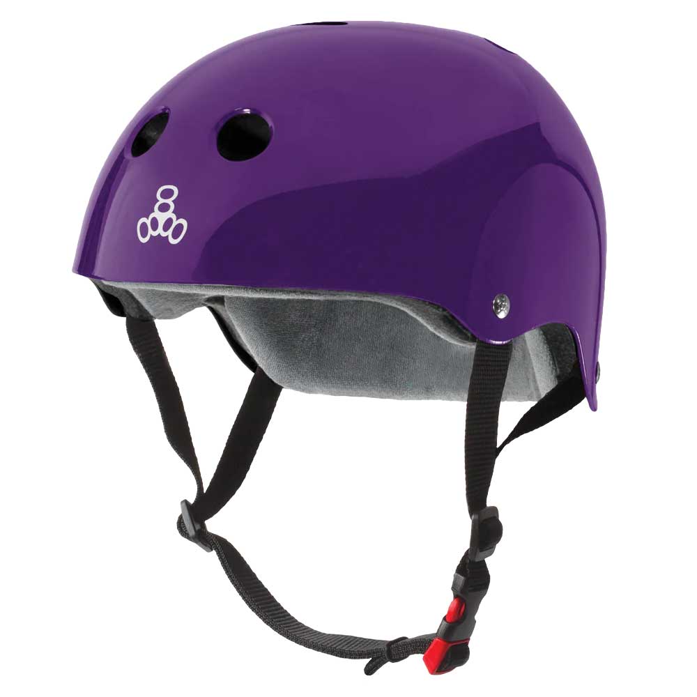 Triple 8 Certified Sweatsaver Skateboard Helmet - Solid Colors