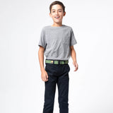 Arcade Rainbow Patch Youth Belt - Dill