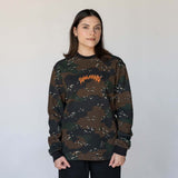 Welcome Covert L/S Camo Waffle Knit  - Timber