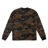 Welcome Covert L/S Camo Waffle Knit  - Timber