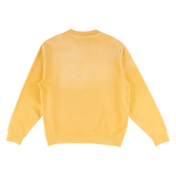 Welcome Vamp Sun Fade Pigment-Dyed Crew - Mineral Yellow