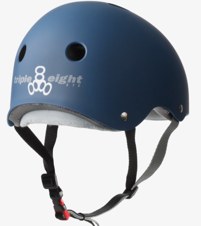 Triple 8 Certified Sweatsaver Skateboard Helmet - Solid Colors