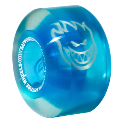 Spitfire 90 Duro Sapphire Clear Skateboard Wheels - Multiple Sizes