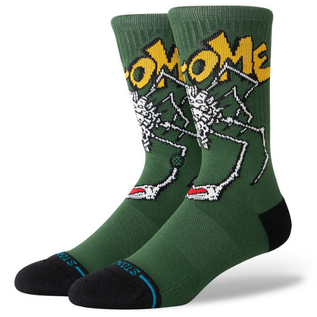 Stance Welcome Wilbur Crew Socks - Green