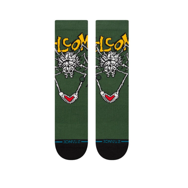 Stance Welcome Wilbur Crew Socks - Green