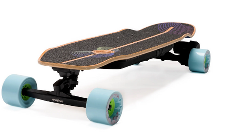 Evolve & Loaded Onirique Electric Skateboard with Orangatang Wheels