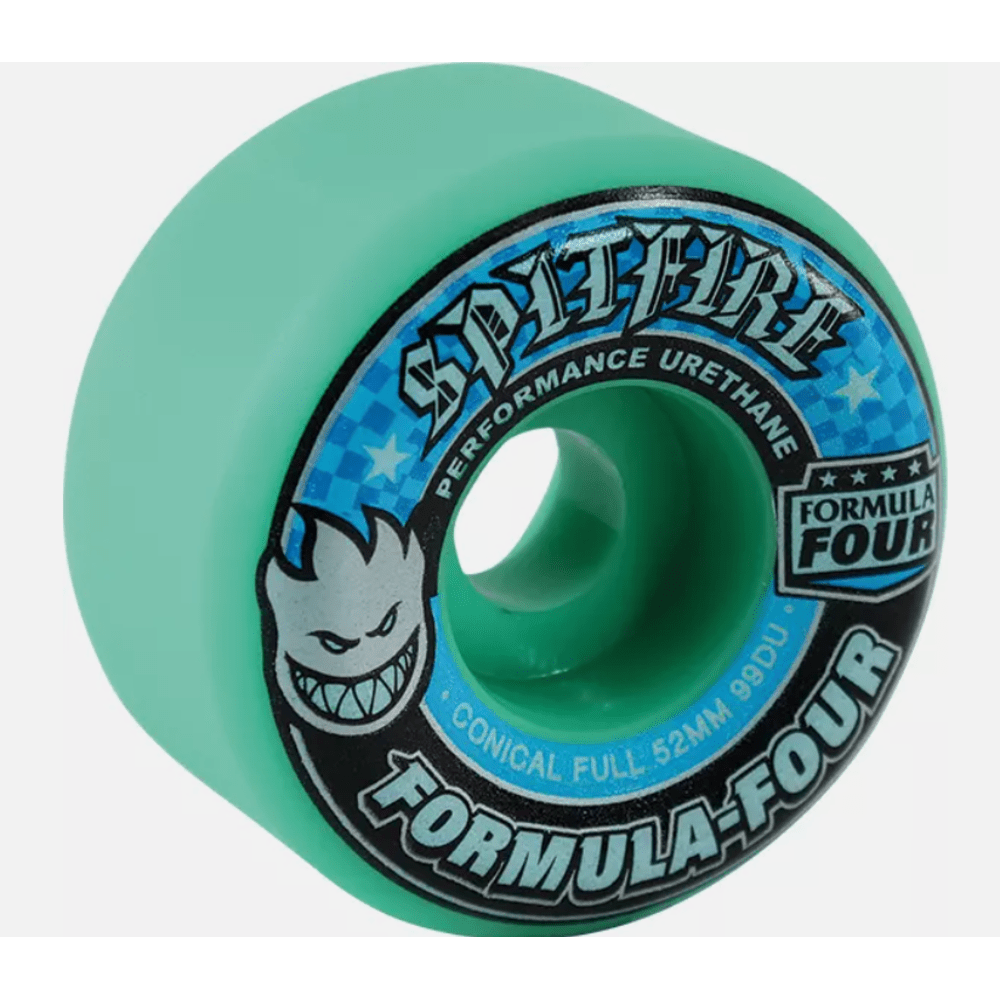 Spitfire 99 Formula Four Conical Full Skateboard Wheels 52mm Mint