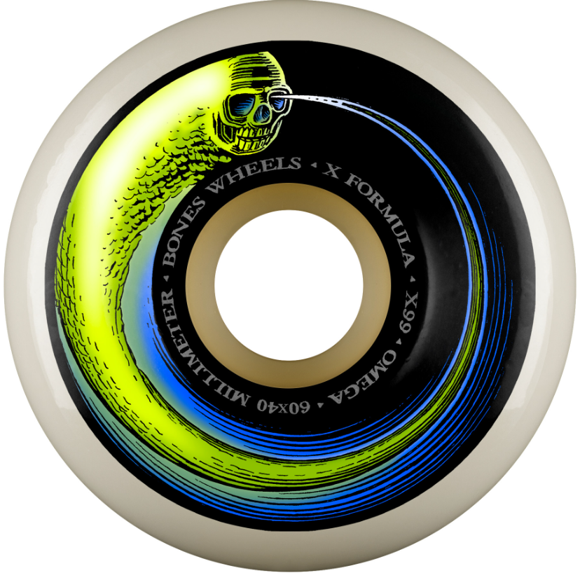 Bones 99a X Formula Omega 60mm Skateboard Wheels