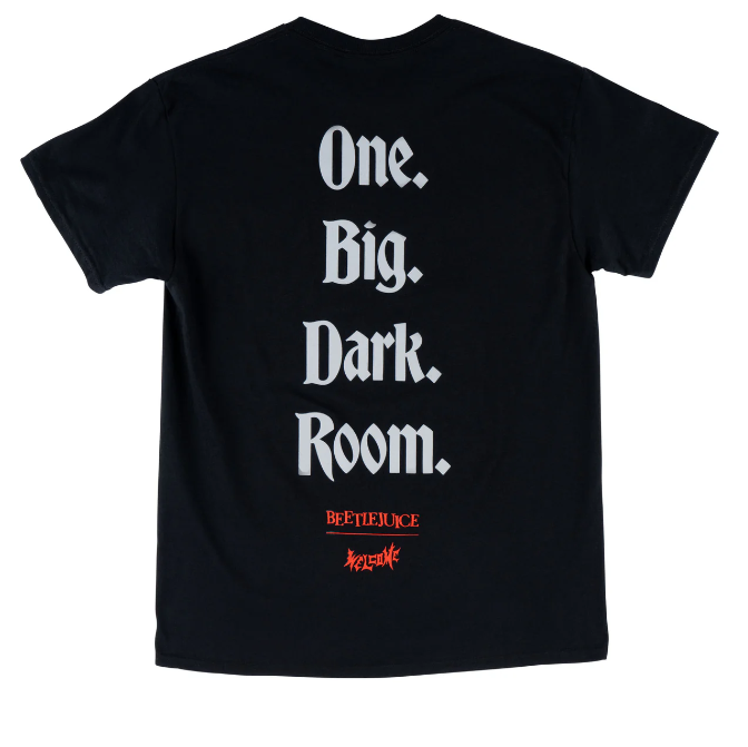 Welcome & Beetlejuice Dark Room Short Sleeve T-Shirt