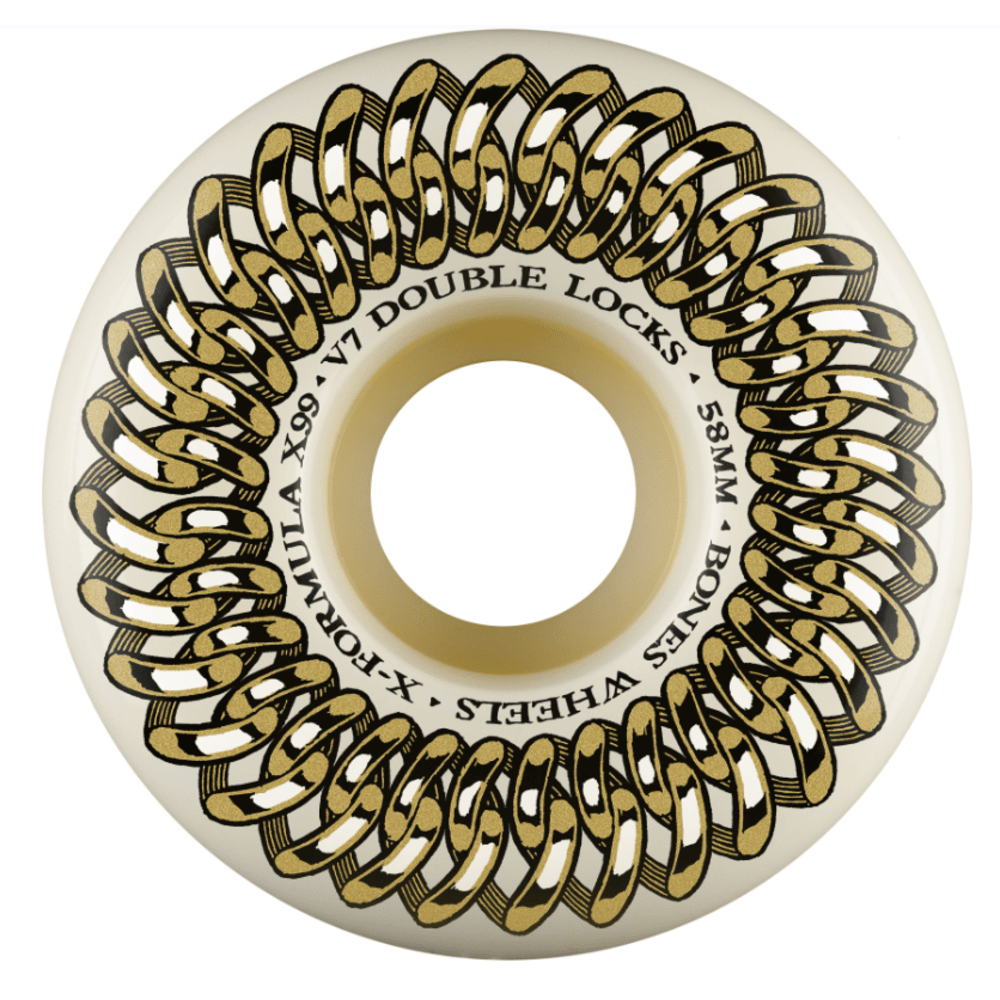 Bones 99a X Double Lock V7 Skateboard Wheels - Multiple Sizes