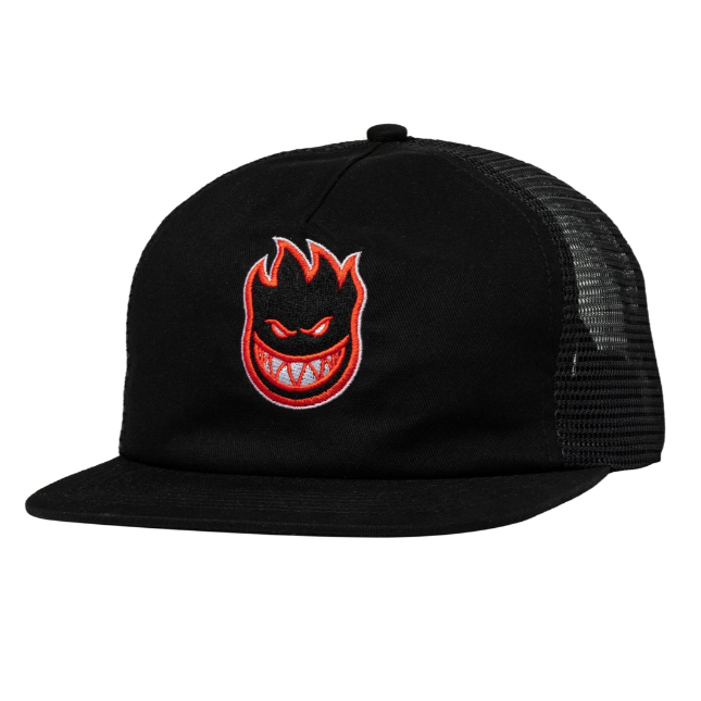 Spitfire Classic Bighead Fill  Snapback Hat, Black/Red