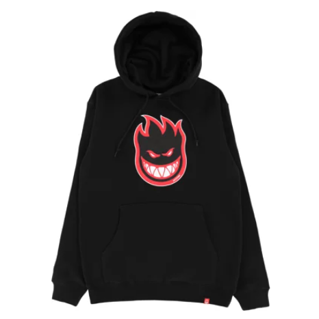 Spitfire Bighead Fill Hoodie - Black/Red