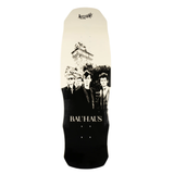 Welcome & Bauhaus Portrait on Dark Lord Bone Dip Skateboard Deck - 9.85"