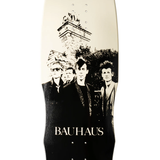 Welcome & Bauhaus Portrait on Dark Lord Bone Dip Skateboard Deck - 9.85"