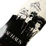 Welcome & Bauhaus Portrait on Dark Lord Bone Dip Skateboard Deck - 9.85"