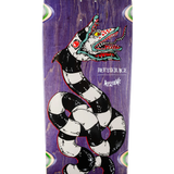 Welcome & Beetlejuice Sandworm on Magic Bullet Skateboard Deck - 10.5